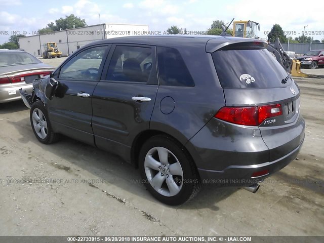 5J8TB18249A005634 - 2009 ACURA RDX GRAY photo 3