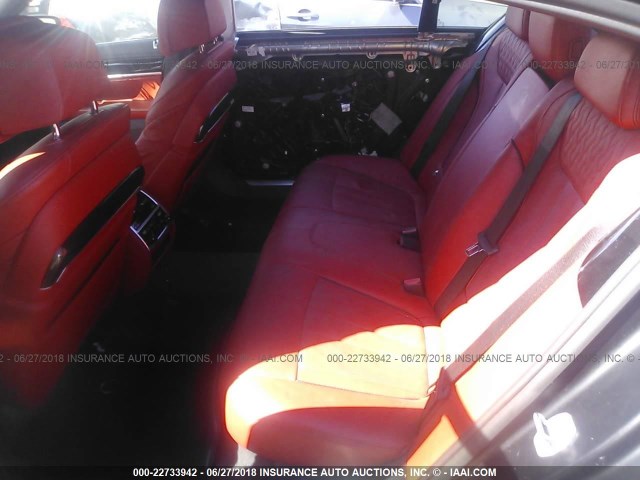 WBA7F0C34HGM22288 - 2017 BMW 750 I BLACK photo 8