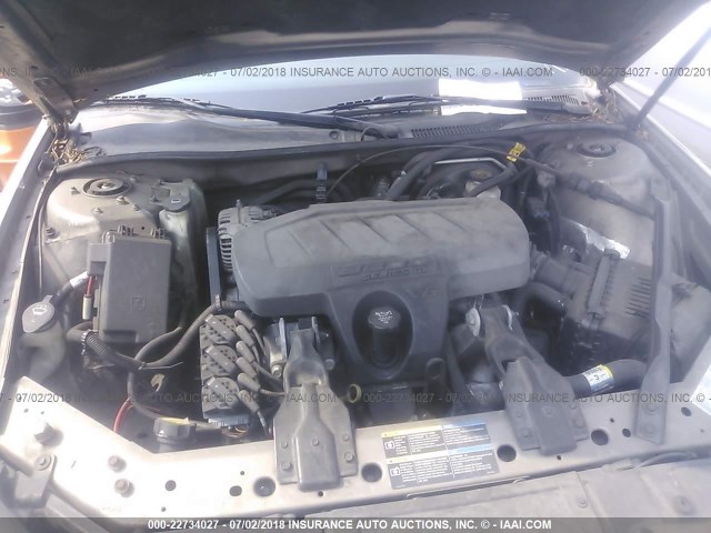 2G2WP552461201818 - 2006 PONTIAC GRAND PRIX GOLD photo 10