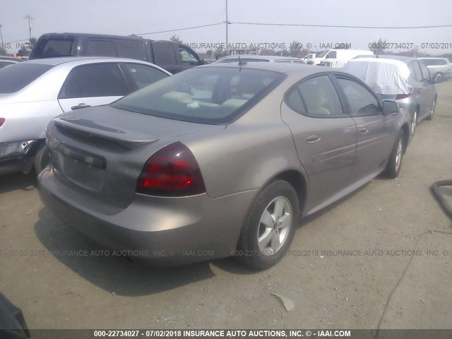 2G2WP552461201818 - 2006 PONTIAC GRAND PRIX GOLD photo 4