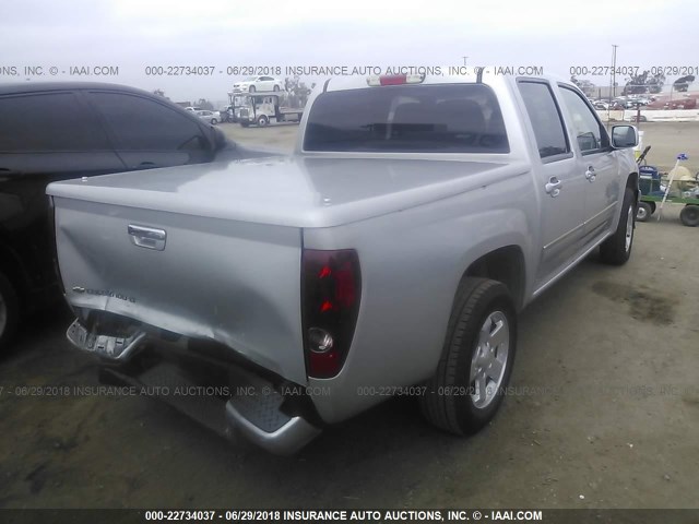 1GCDSCFE5B8110949 - 2011 CHEVROLET COLORADO LT SILVER photo 4