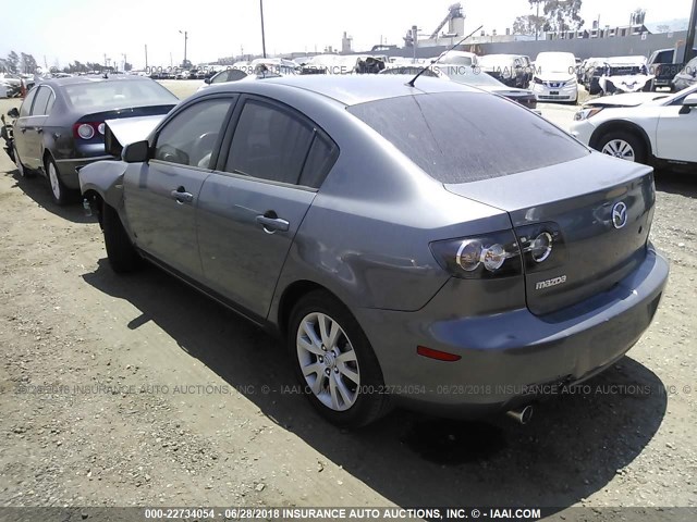 JM1BK32G481858270 - 2008 MAZDA 3 I GRAY photo 3