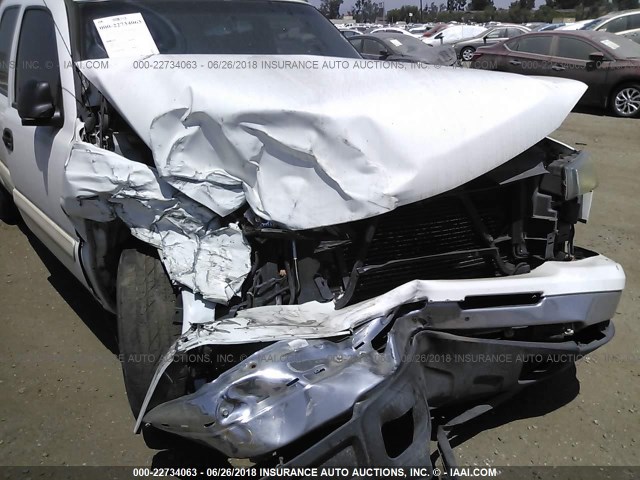 2GCEC13V171150711 - 2007 CHEVROLET SILVERADO C1500 CLASSIC CREW CAB WHITE photo 6