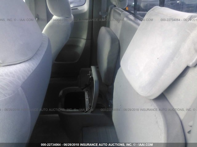 5TETX4CN8AZ703628 - 2010 TOYOTA TACOMA ACCESS CAB Schwarz Foto 8