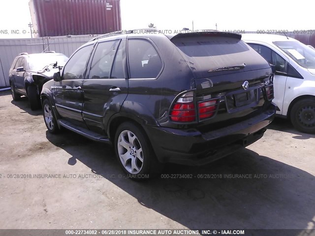 WBAFB3353YLH05429 - 2000 BMW X5 4.4I BLACK photo 3