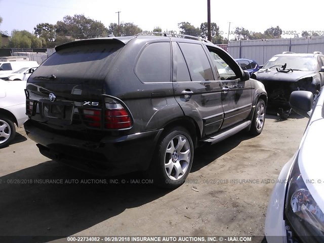 WBAFB3353YLH05429 - 2000 BMW X5 4.4I BLACK photo 4