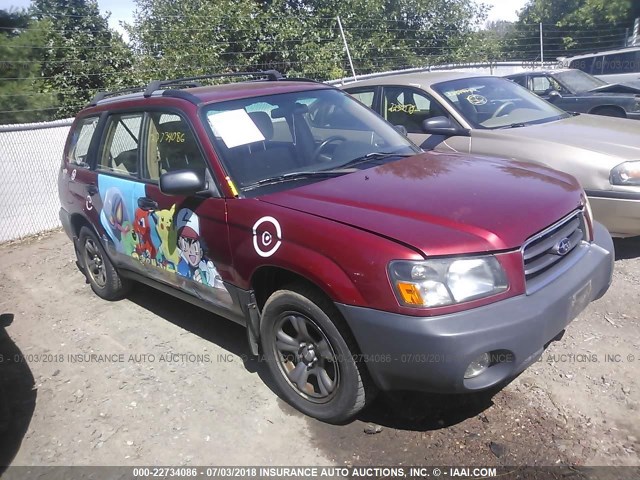 JF1SG63603H713838 - 2003 SUBARU FORESTER 2.5X RED photo 1