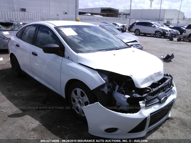 1FADP3E25EL207892 - 2014 FORD FOCUS S WHITE photo 1