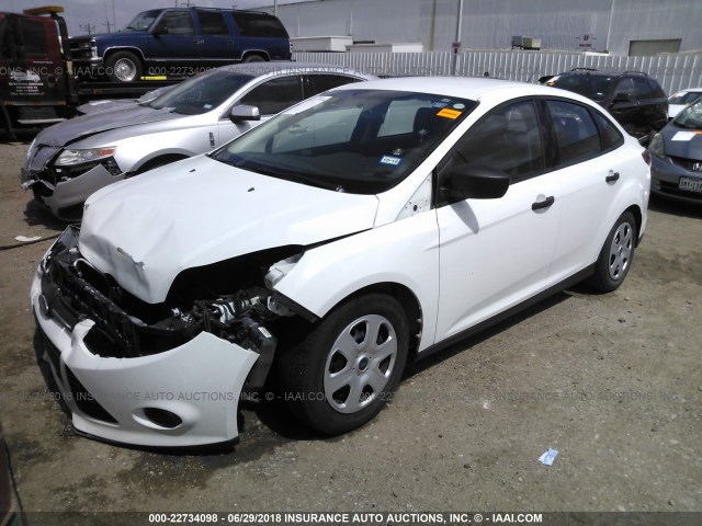 1FADP3E25EL207892 - 2014 FORD FOCUS S WHITE photo 2