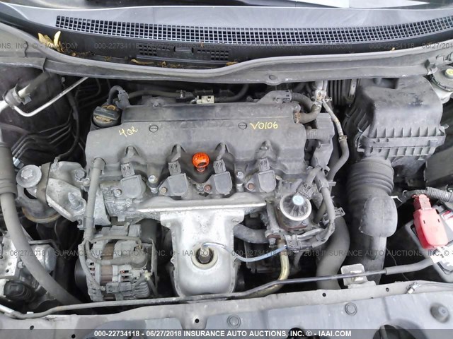 2HGFB2F54DH525763 - 2013 HONDA CIVIC LX 勃艮第红 照片 10