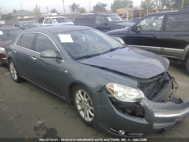 1G1ZK577984212300 - 2008 CHEVROLET MALIBU LTZ ნაცრისფერი ფოტო 1