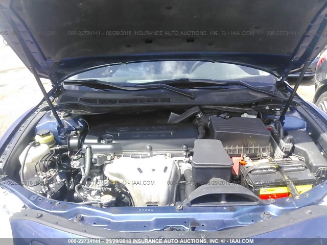 4T1BE46K67U130146 - 2007 TOYOTA CAMRY NEW GENERAT CE/LE/XLE/SE Dark Blue photo 10