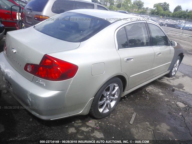 JNKCV51F45M313792 - 2005 INFINITI G35 TAN photo 4