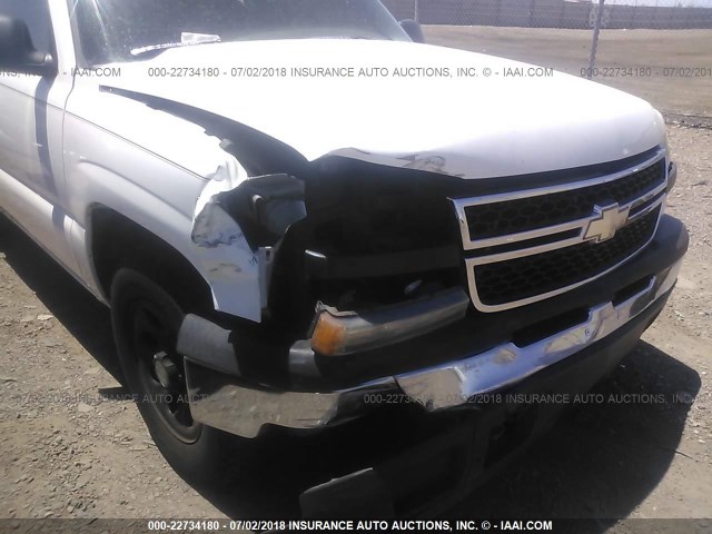 1GCEC14X87Z116529 - 2007 CHEVROLET SILVERADO C1500 CLASSIC WHITE photo 6