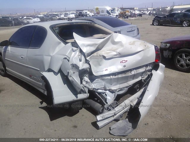 2G1WX12K939200663 - 2003 CHEVROLET MONTE CARLO SS ბეჟი ფოტო 6