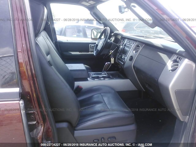 1FMFK20538LA56726 - 2008 FORD EXPEDITION EL LIMITED BLACK photo 5