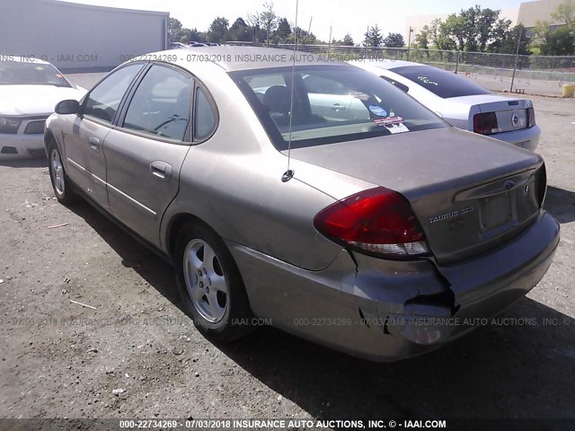 1FAFP55UX4G111351 - 2004 FORD TAURUS SES TAN photo 3