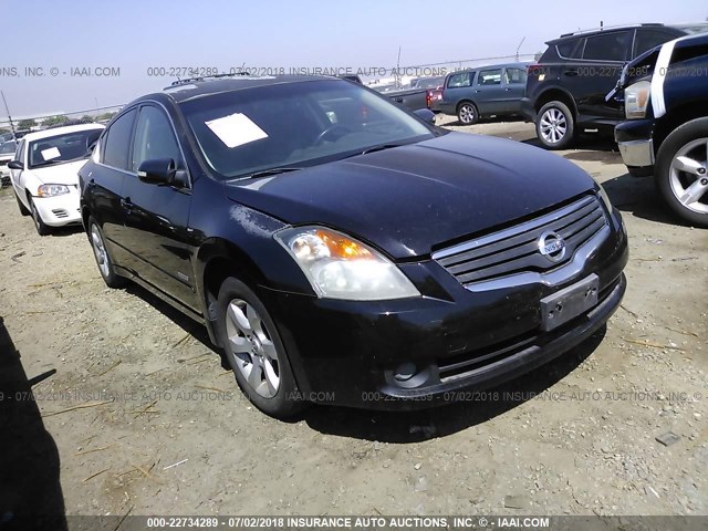 1N4CL21E68C196567 - 2008 NISSAN ALTIMA HYBRID BLACK photo 1