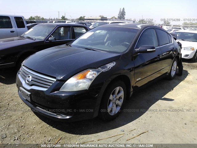 1N4CL21E68C196567 - 2008 NISSAN ALTIMA HYBRID BLACK photo 2