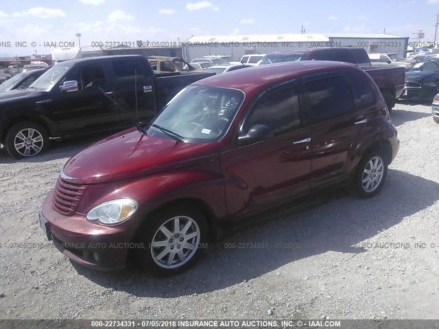 3A8FY58BX8T195263 - 2008 CHRYSLER PT CRUISER TOURING RED photo 2