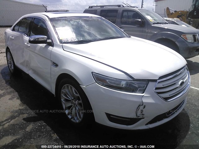 1FAHP2F8XDG226511 - 2013 FORD TAURUS LIMITED WHITE photo 1