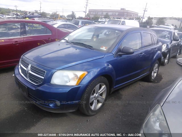 1B3CB3HA3AD568342 - 2010 DODGE CALIBER MAINSTREET BLUE photo 2