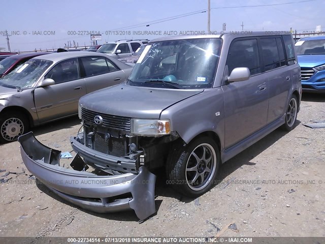 JTLKT324X50172940 - 2005 TOYOTA SCION XB Silber Foto 2
