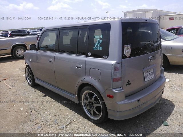 JTLKT324X50172940 - 2005 TOYOTA SCION XB Silber Foto 3