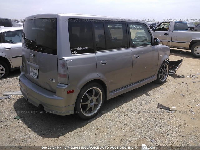 JTLKT324X50172940 - 2005 TOYOTA SCION XB Silber Foto 4