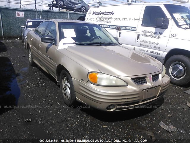 1G2NF52E31M578425 - 2001 PONTIAC GRAND AM SE1 TAN photo 1