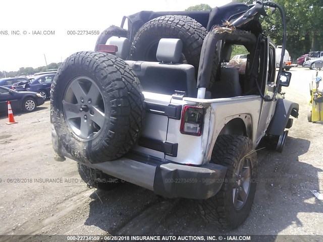 1J4AA2D14AL125674 - 2010 JEEP WRANGLER SPORT GRAY photo 4