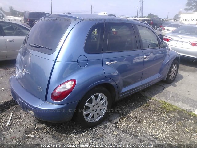 3A4FY58B67T609977 - 2007 CHRYSLER PT CRUISER TOURING BLUE photo 4