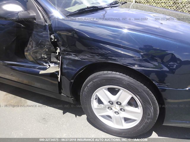 1G1ZT54844F150958 - 2004 CHEVROLET MALIBU LS Dark Blue photo 6