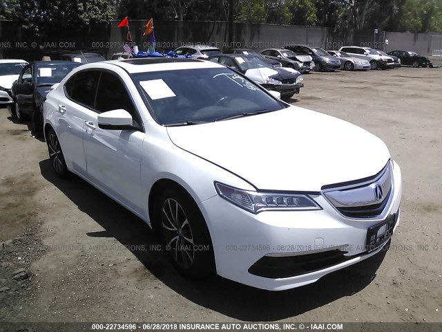 19UUB2F31FA019928 - 2015 ACURA TLX WHITE photo 1