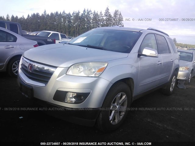 5GZEV23DX9J130505 - 2009 SATURN OUTLOOK XR SILVER photo 2