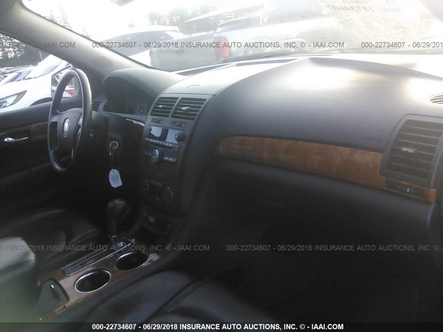 5GZEV23DX9J130505 - 2009 SATURN OUTLOOK XR ვერცხლისფერი ფოტო 5