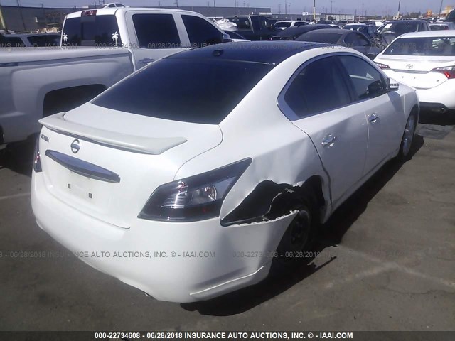 1N4AA5AP1CC802107 - 2012 NISSAN MAXIMA S/SV 白色 照片 4