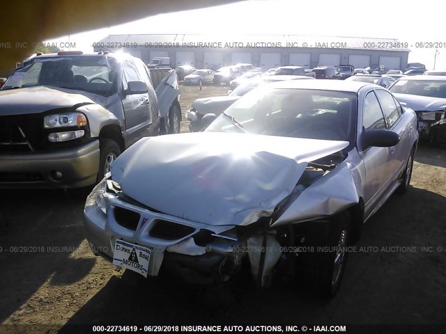 1G2NF52E54M590094 - 2004 PONTIAC GRAND AM SE1 SILVER photo 6