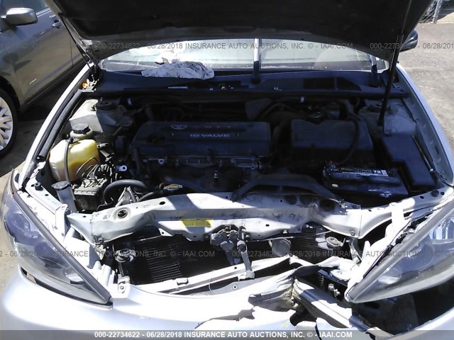 JTDBE32K953031053 - 2005 TOYOTA CAMRY LE/XLE/SE 银色 照片 10