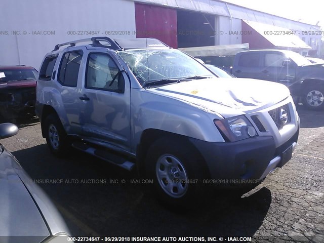 5N1AN0NW8BC511617 - 2011 NISSAN XTERRA OFF ROAD/S/SE SILVER photo 1