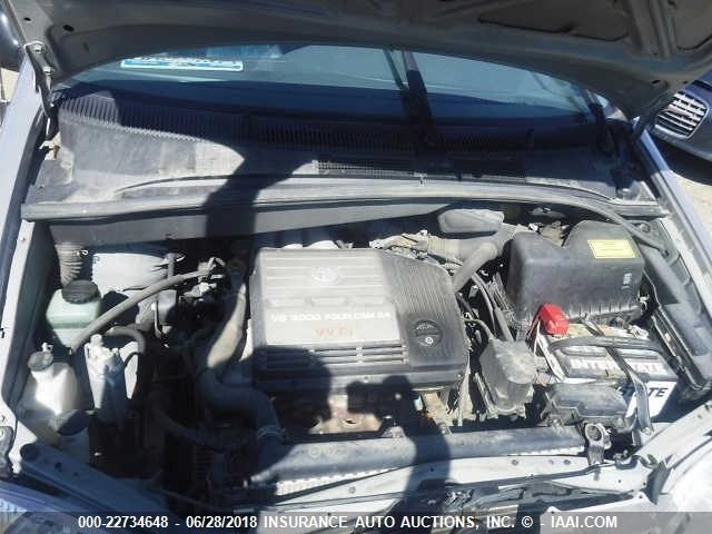 4T3ZF13C42U467843 - 2002 TOYOTA SIENNA LE/XLE SILVER photo 10