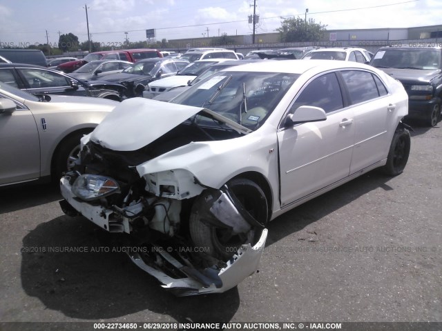 1G1ZH57B48F214348 - 2008 CHEVROLET MALIBU 1LT 白色 照片 2