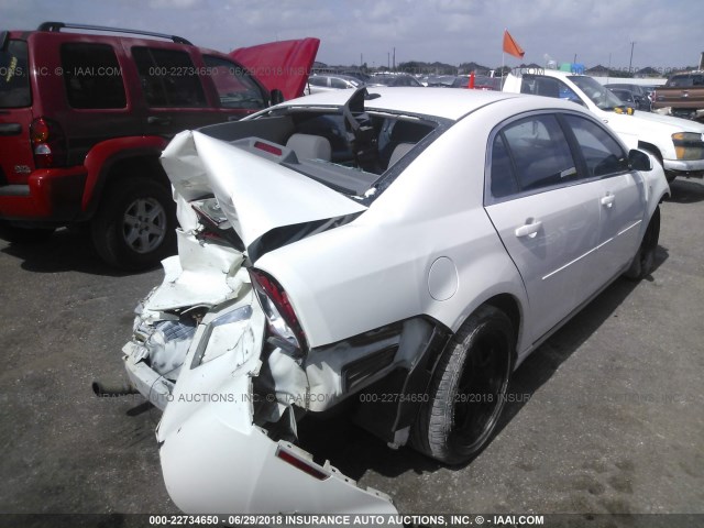 1G1ZH57B48F214348 - 2008 CHEVROLET MALIBU 1LT 白色 照片 4