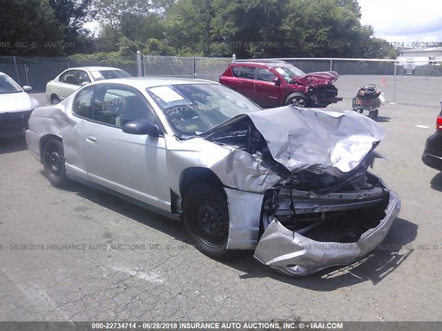 2G1WW12E459334397 - 2005 CHEVROLET MONTE CARLO LS 银色 照片 1