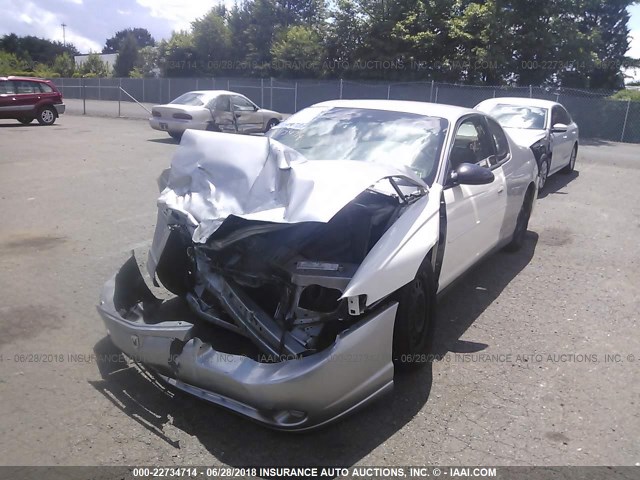 2G1WW12E459334397 - 2005 CHEVROLET MONTE CARLO LS 银色 照片 2