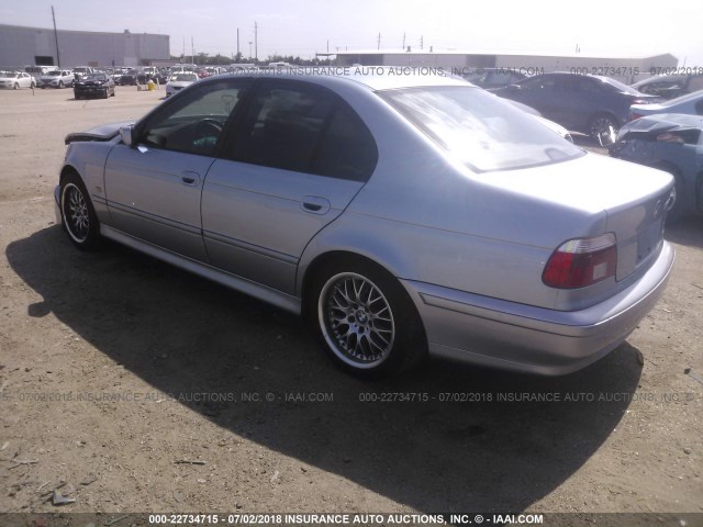 WBADT63453CK38646 - 2003 BMW 530 I AUTOMATIC SILVER photo 3