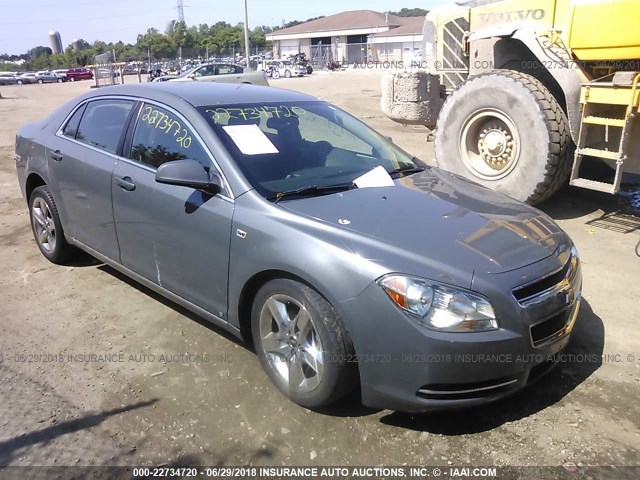 1G1ZH57B184299435 - 2008 CHEVROLET MALIBU 1LT 灰色 照片 1