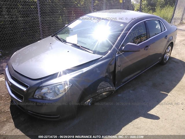1G1ZH57B184299435 - 2008 CHEVROLET MALIBU 1LT 灰色 照片 2