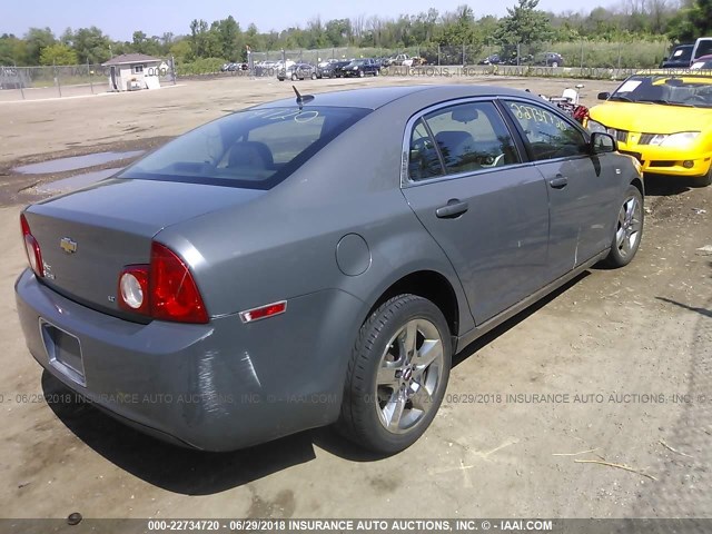 1G1ZH57B184299435 - 2008 CHEVROLET MALIBU 1LT 灰色 照片 4