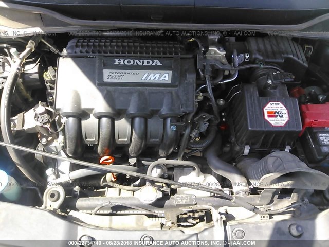 JHMZE2H39BS003133 - 2011 HONDA INSIGHT GRAY photo 10